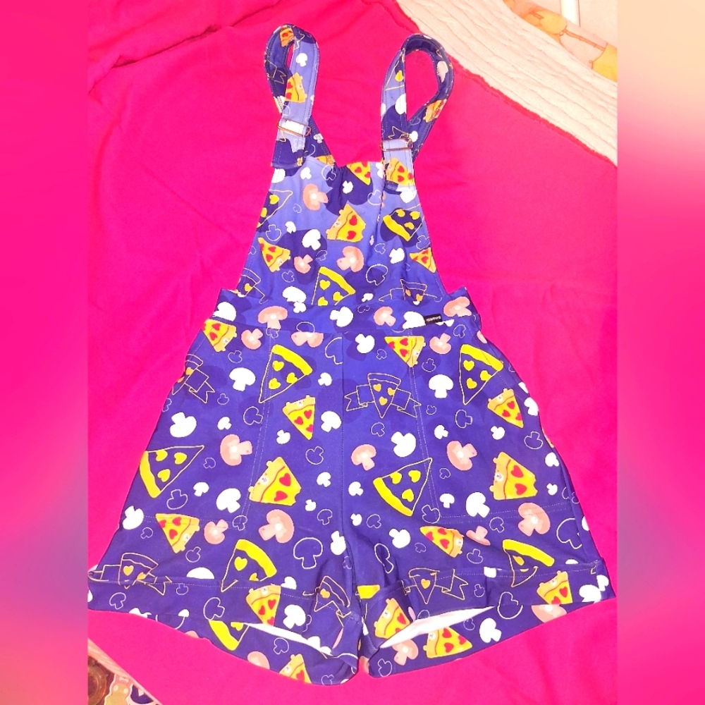 Blackmilk Blue and Yellow Overalls Vibrant Design